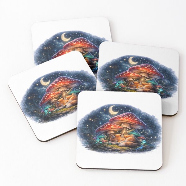 Item preview, Moonlit Mushroom Cat designed and sold by start-tool.