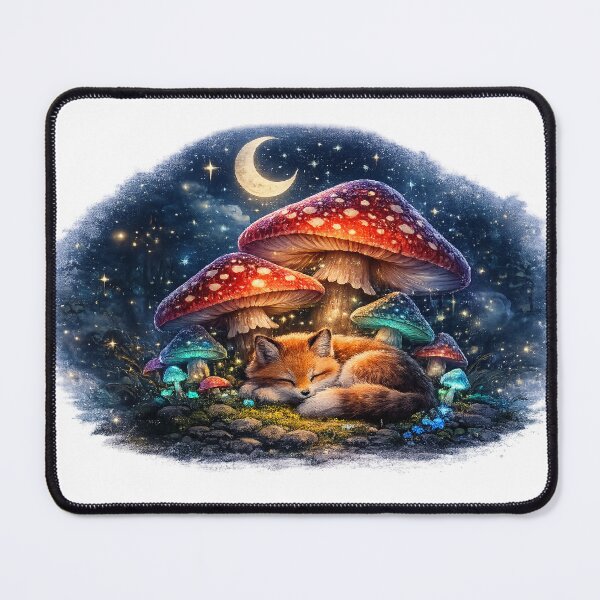 Item preview, Moonlit Mushroom Cat designed and sold by start-tool.