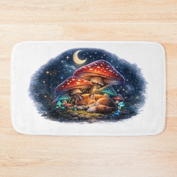 Aperçu de l'œuvre Moonlit Mushroom Cat créée et vendue par start-tool.