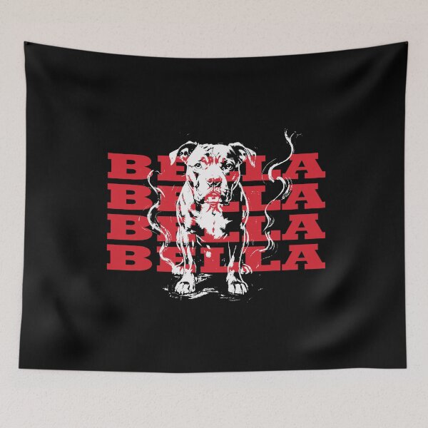 Artikelvorschau, Bella Pitbull Dog Lover Design entworfen und verkauft von LayercraftArt.
