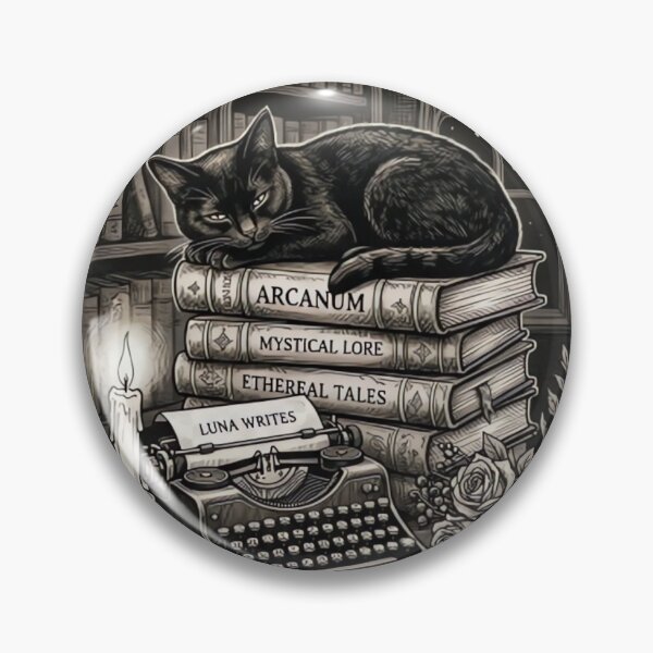 Item preview, Black Cat Energy Dark Academia Vintage Cat T-Shirt designed and sold by urbinet.
