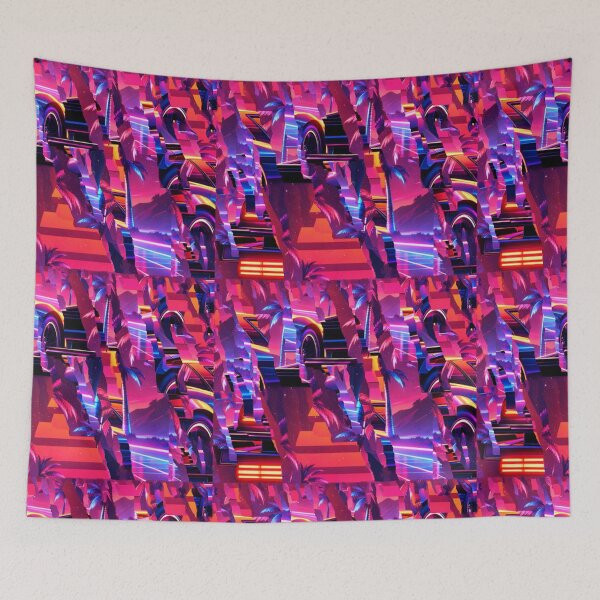 Item preview, Neon-Retro Dreamscape Vision designed and sold by Sigtrix.
