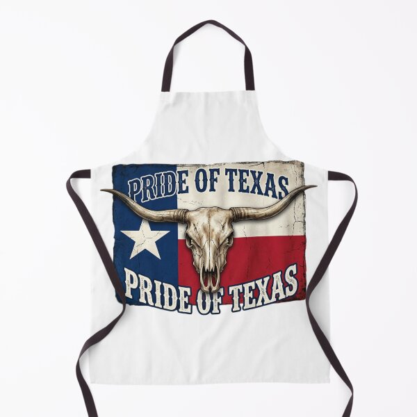 Item preview, Pride of Texas – Longhorn and Flag designed and sold by ShirtsUp-Lane.
