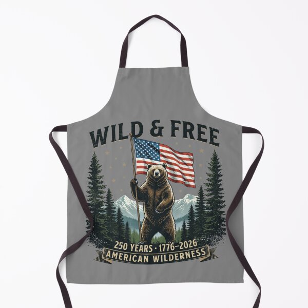 Item preview, Wild & Free American Bear 250 Years 1776-2026 Vintage Patriotic Wilderness designed and sold by CF_VintageDesign.
