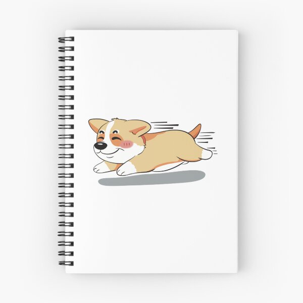 Item preview, Fast Running Corgi Puppy Traveling At Speed designed and sold by CuteCotgiStudio.
