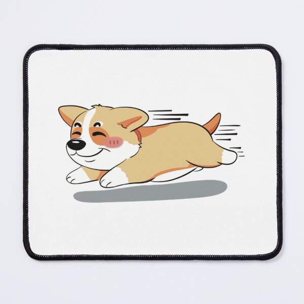 Item preview, Fast Running Corgi Puppy Traveling At Speed designed and sold by CuteCotgiStudio.