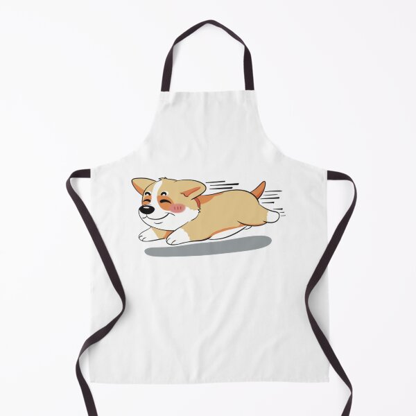 Item preview, Fast Running Corgi Puppy Traveling At Speed designed and sold by CuteCotgiStudio.