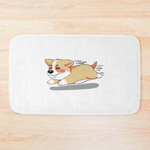 Item preview, Fast Running Corgi Puppy Traveling At Speed designed and sold by CuteCotgiStudio.