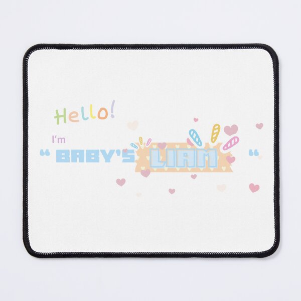 Item preview, Hello I'm Baby Liam Cute Colorful Lettering designed and sold by ammiespy.