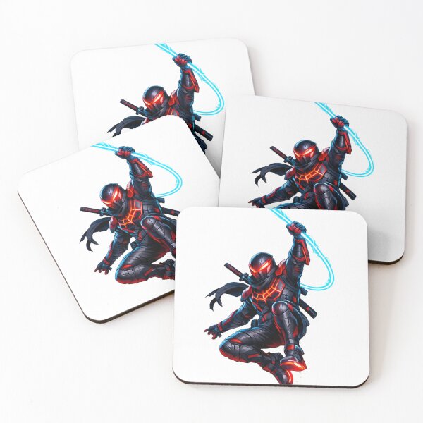 Item preview, Cyberpunk Arachnid Ninja | Futuristic Neon Street Hero designed and sold by Art by Debasish.
