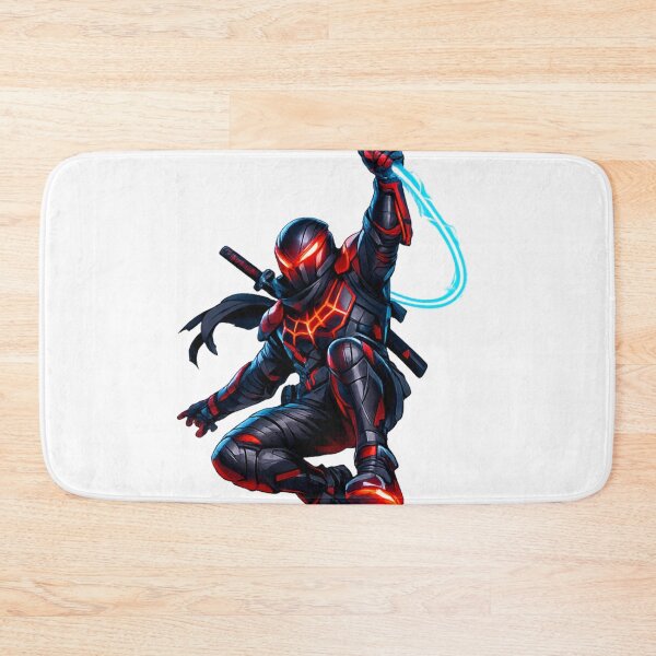Item preview, Cyberpunk Arachnid Ninja | Futuristic Neon Street Hero designed and sold by Art by Debasish.