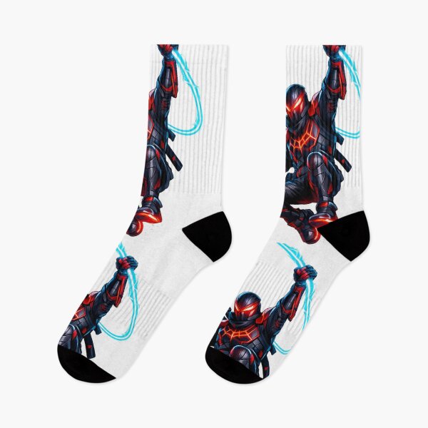 Item preview, Cyberpunk Arachnid Ninja | Futuristic Neon Street Hero designed and sold by Art by Debasish.