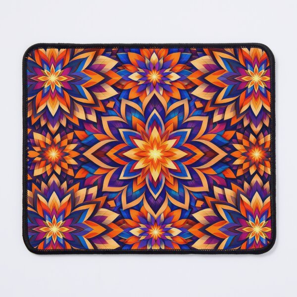 Item preview, Kaleidoscopic color blossoms symmetry designed and sold by Sigtrix.
