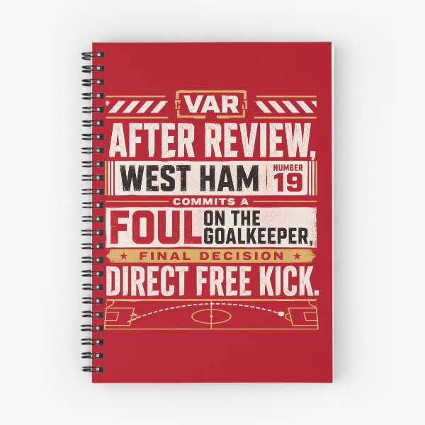 Item preview, After Review West Ham Number 19 Football VAR Decision Design designed and sold by mebyme.