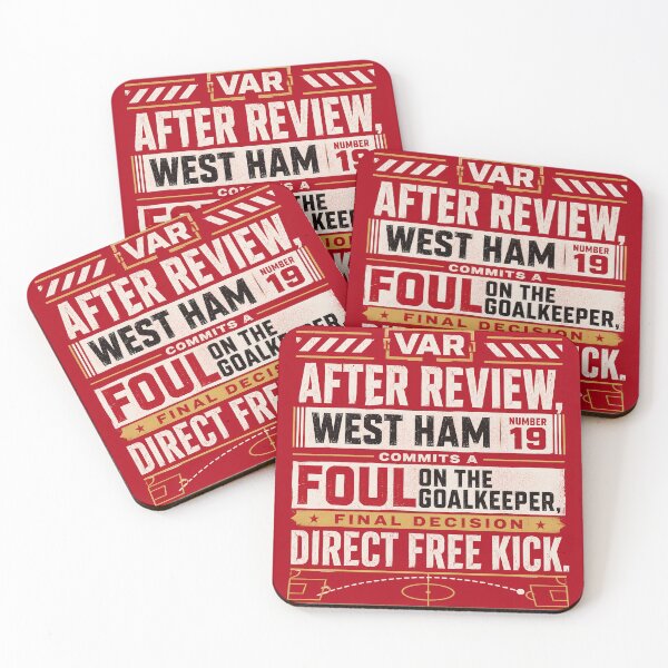 Item preview, After Review West Ham Number 19 Football VAR Decision Design designed and sold by mebyme.