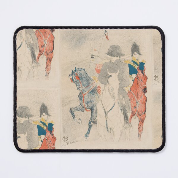 Item preview, Napoleon on Horse by Toulouse-Lautrec Vintage French Equestrian Art designed and sold by artofuniverse.