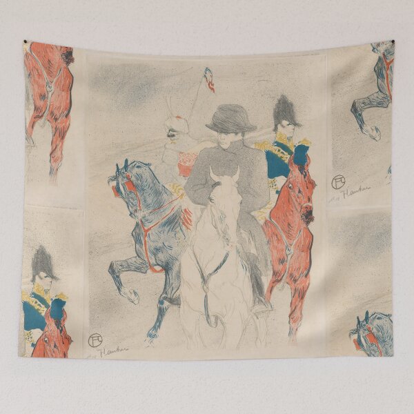 Item preview, Napoleon on Horse by Toulouse-Lautrec Vintage French Equestrian Art designed and sold by artofuniverse.