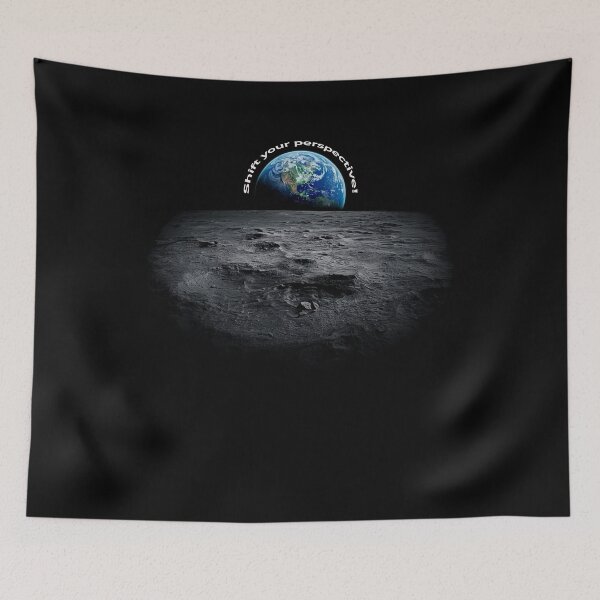 Item preview, Earthrise from Dark Side of Moon Space Art designed and sold by I-race.