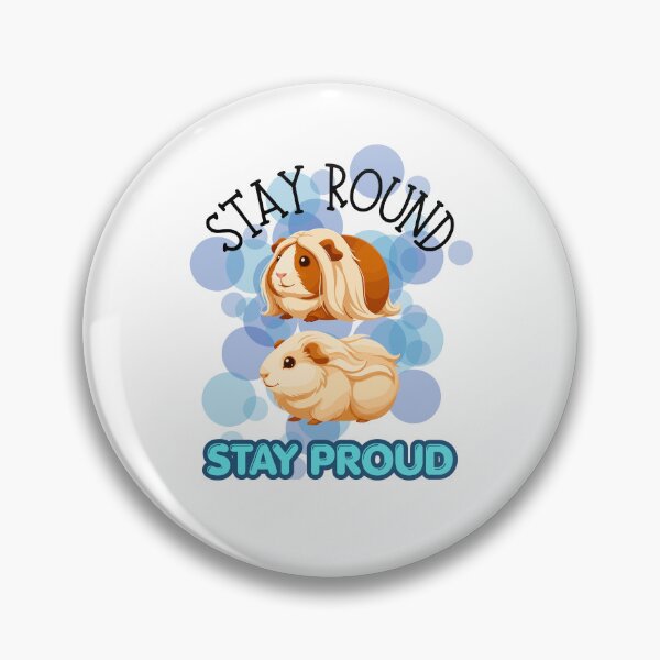 Item preview, Stay Round Stay Pround Guinea Pig Logo designed and sold by logowannawear.