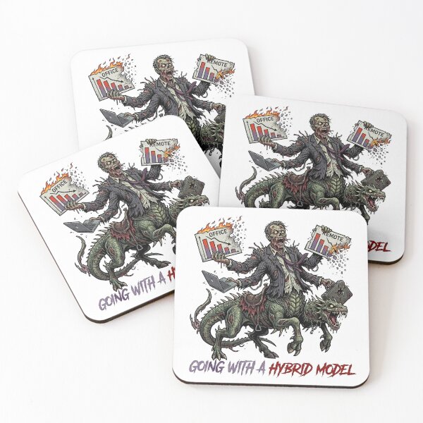 Item preview, Going With A Hybrid Model | Corporate Brainrot Horror Style designed and sold by SignalStatic.