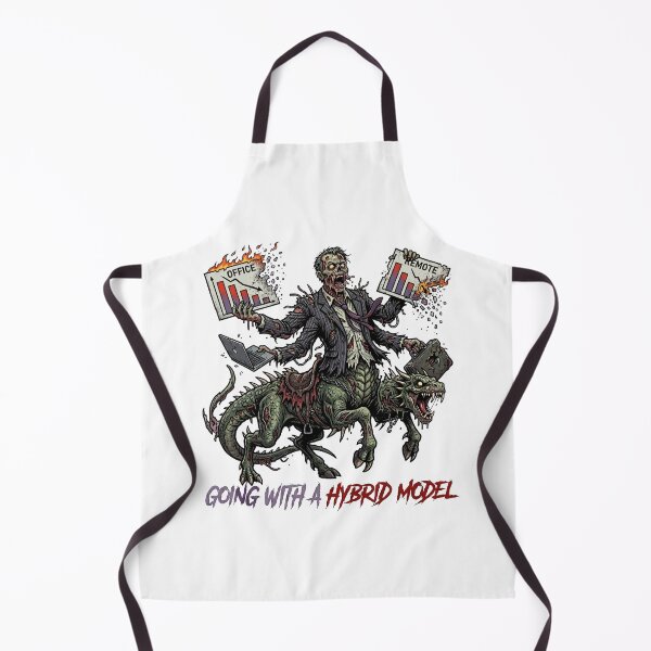 Item preview, Going With A Hybrid Model | Corporate Brainrot Horror Style designed and sold by SignalStatic.