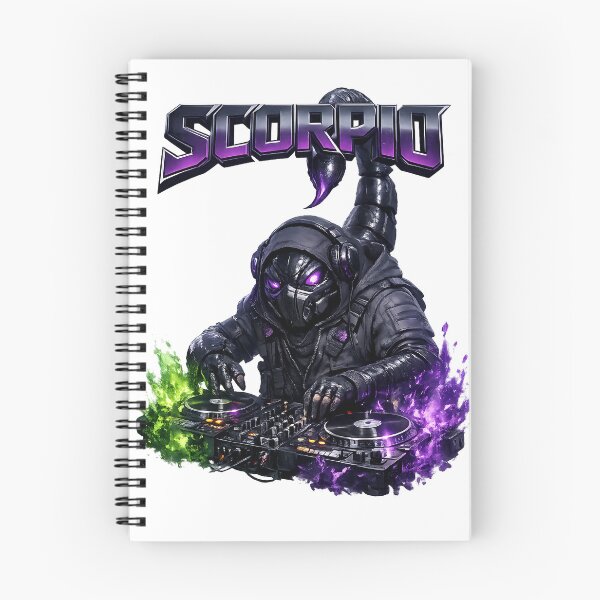 Item preview, Mysterious Scorpio DJ Zodiac Dark Intensity designed and sold by  ZenRave Designs.