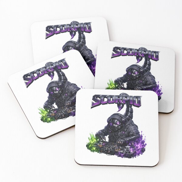 Item preview, Mysterious Scorpio DJ Zodiac Dark Intensity designed and sold by  ZenRave Designs.