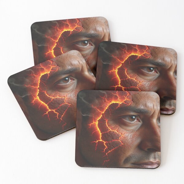 Item preview, cracked lava face designed and sold by psychoshadow.
