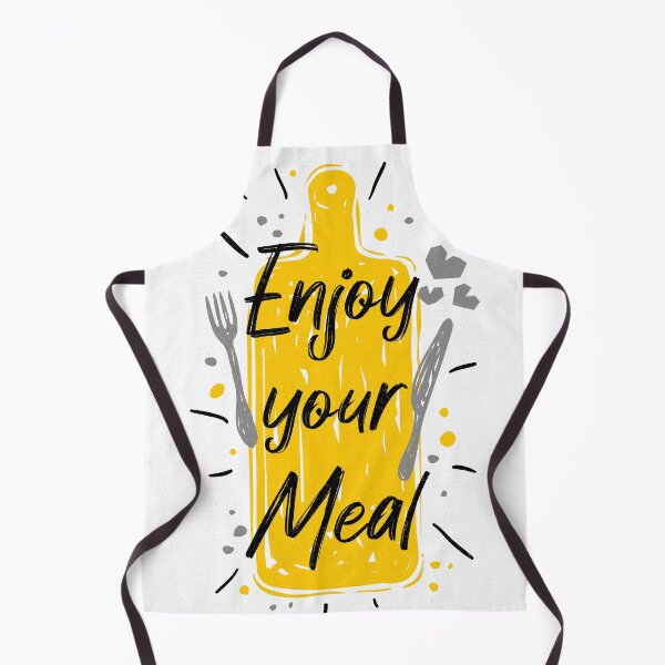 Item preview, Enjoy your meal kitchen decor white backgrawnd designed and sold by Bearlala.
