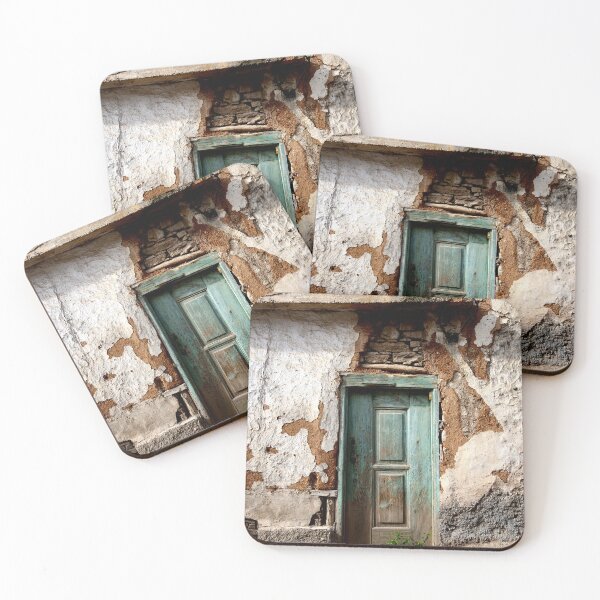 Item preview, Weathered Old Wooden Door in Crumbling Wall designed and sold by onubi.