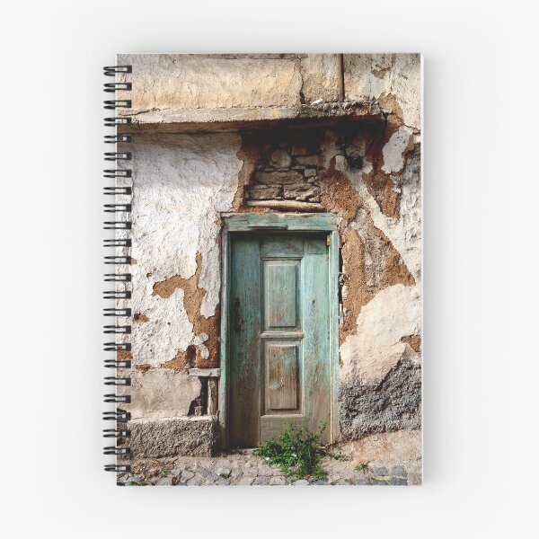 Item preview, Weathered Old Wooden Door in Crumbling Wall designed and sold by onubi.