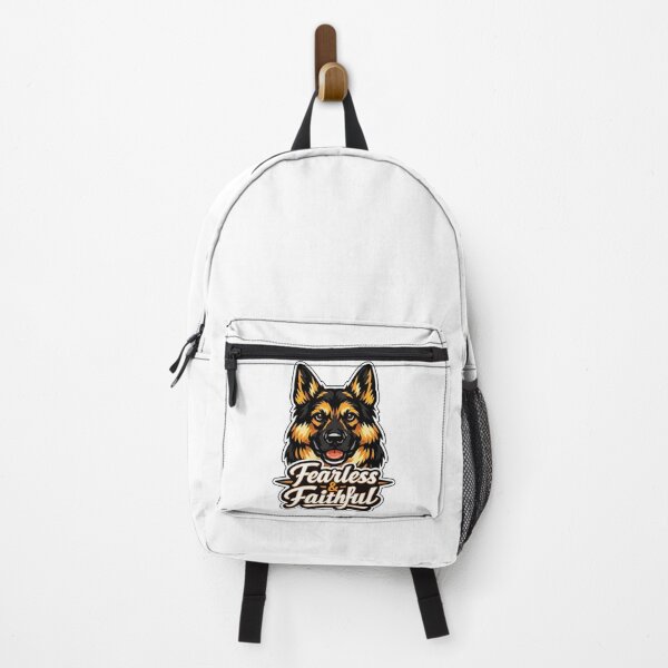 Item preview, Fearless & Faithful German Shepherd - GSD Dog Art designed and sold by EchoPrint Co..