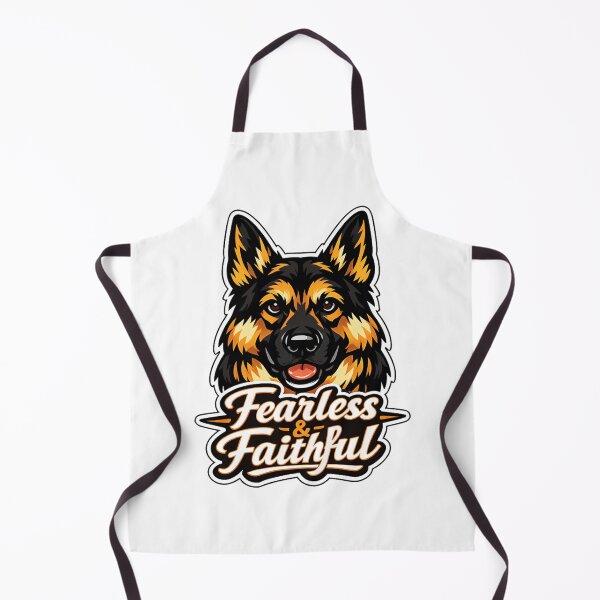 Item preview, Fearless & Faithful German Shepherd - GSD Dog Art designed and sold by EchoPrint Co..