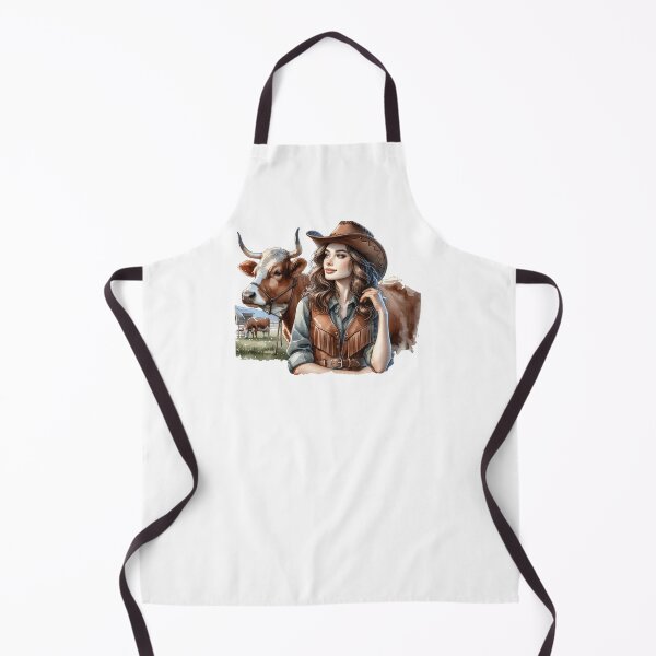 Item preview, Western Cowgirl and Cow designed and sold by WesternBeauties.