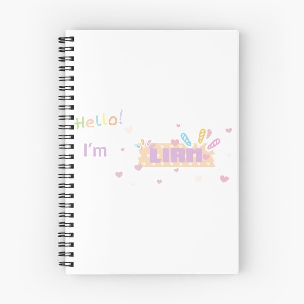 Item preview, Hello I'm Baby Liam Cute Colorful Lettering designed and sold by ammiespy.