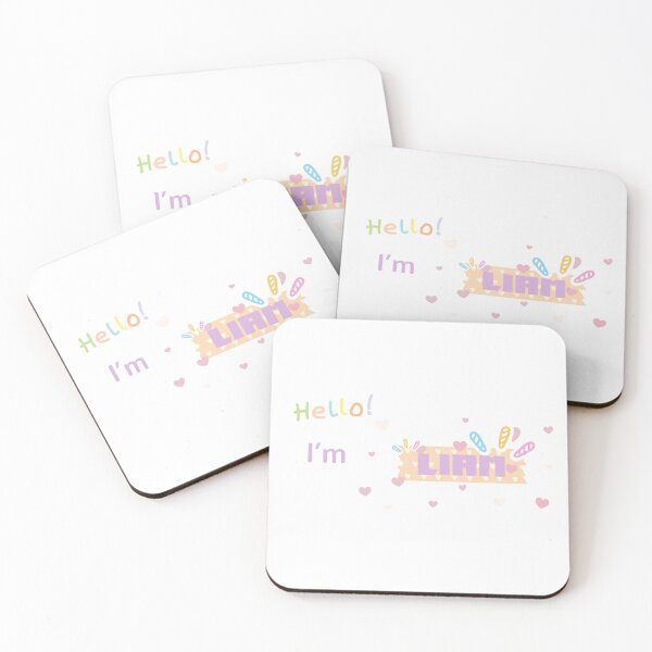 Item preview, Hello I'm Baby Liam Cute Colorful Lettering designed and sold by ammiespy.