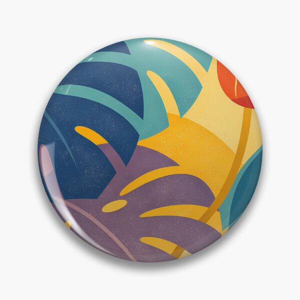 Item preview, Colourful Abstract Leaves and Tulip designed and sold by InkSmithery.
