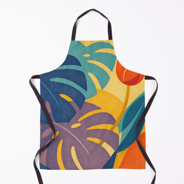 Item preview, Colourful Abstract Leaves and Tulip designed and sold by InkSmithery.