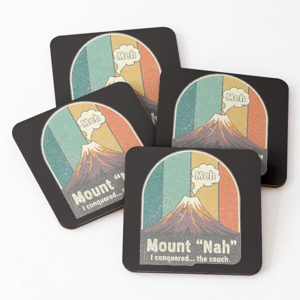 Item preview, Funny Mount Nah Retro Design designed and sold by LayercraftArt.