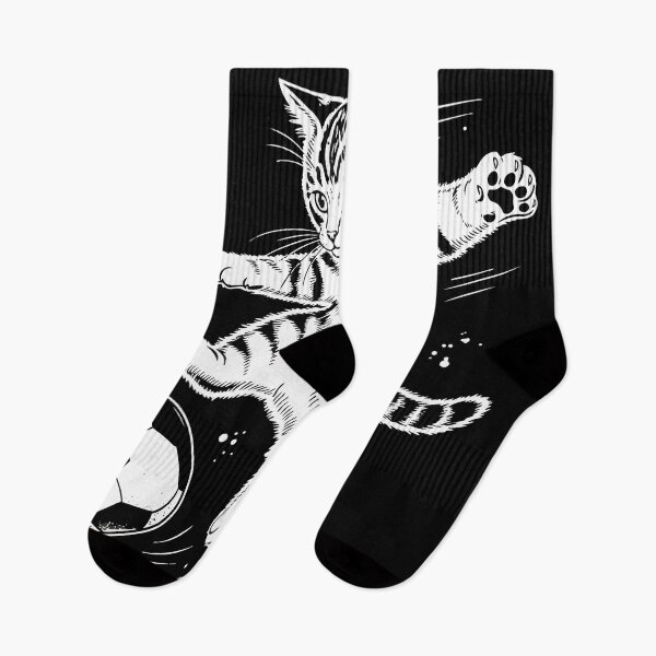 Item preview, cat soccer designed and sold by Uglyandcute.
