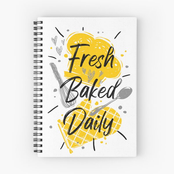 Item preview, Fresh Baked Daily kitchen decor white backgrawnd designed and sold by Bearlala.