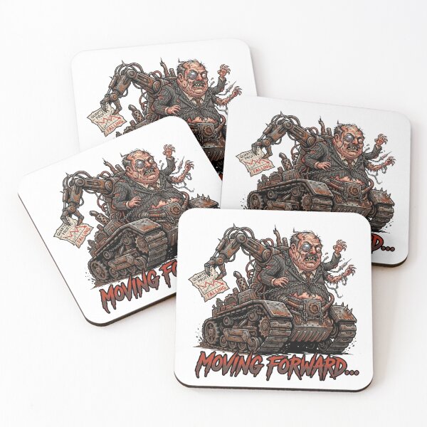 Item preview, Moving Forward | Corporate Brainrot Horror designed and sold by SignalStatic.