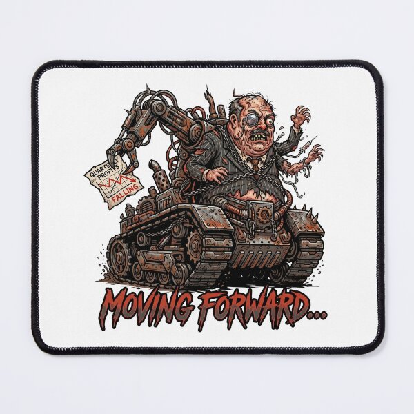 Item preview, Moving Forward | Corporate Brainrot Horror designed and sold by SignalStatic.