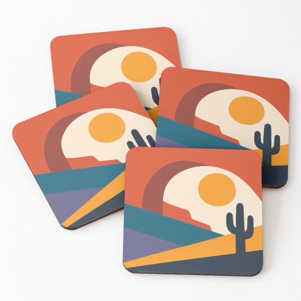 Item preview, Desert Arch and Cactus Geometric Landscape designed and sold by InkSmithery.