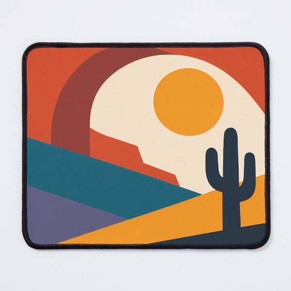 Item preview, Desert Arch and Cactus Geometric Landscape designed and sold by InkSmithery.