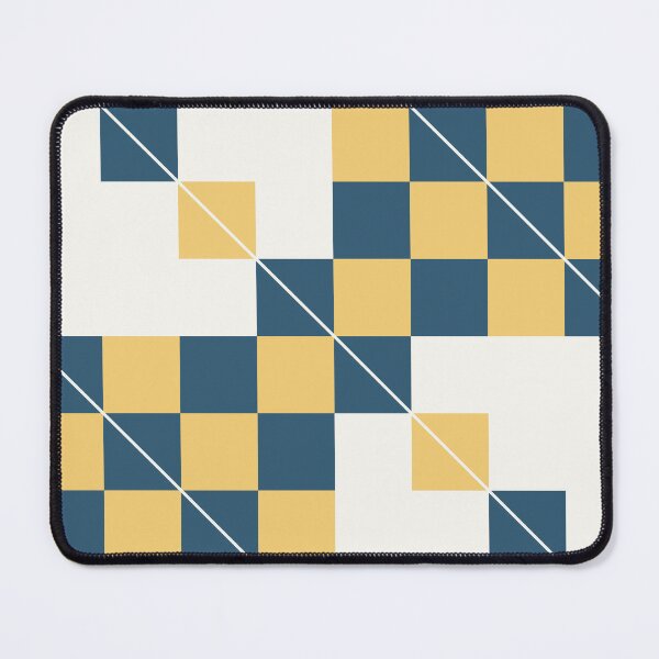 Item preview, The Array - Navy and Gold Minimalist Geometric Grid designed and sold by artdocaj.