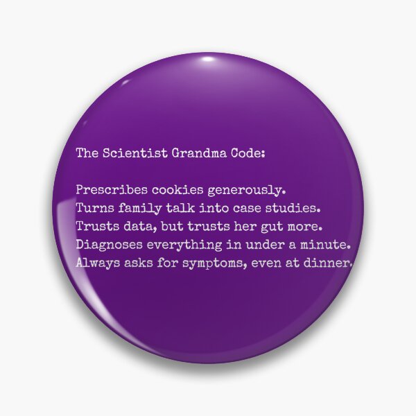 Item preview, Scientist grandma recipe designed and sold by Brainy_Prints.