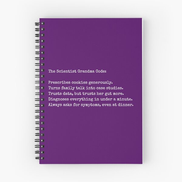 Item preview, Scientist grandma recipe designed and sold by Brainy_Prints.