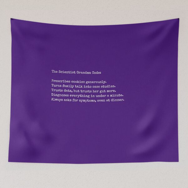 Item preview, Scientist grandma recipe designed and sold by Brainy_Prints.