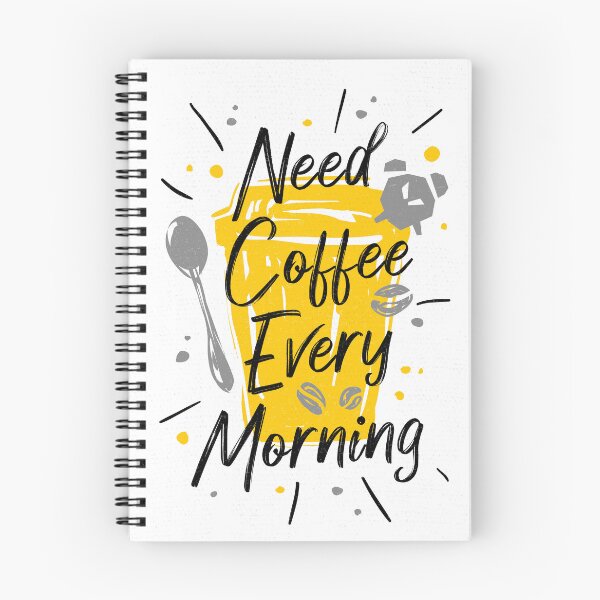 Item preview, Need Coffee Every Morning kitchen decor white backround designed and sold by Bearlala.
